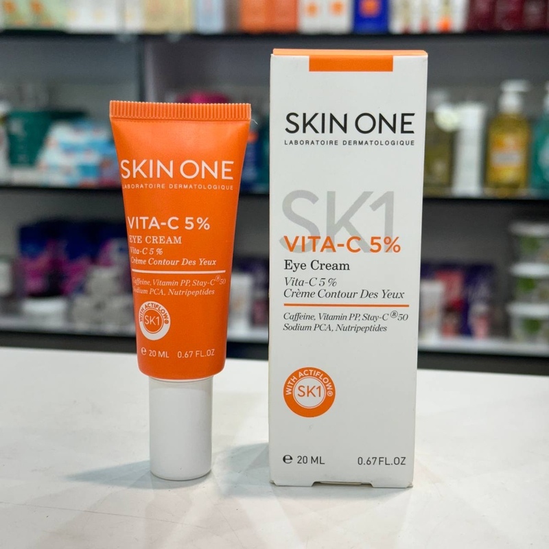 کرم دور چشم اسکین وان مدل Vitamin C