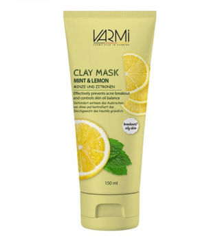 ماسک خاک رس لیمو و نعنا 150میل وارمی