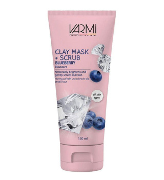 ماسک خاک رسی اسکراب دار و درخشان کننده بلوبری وارمی
